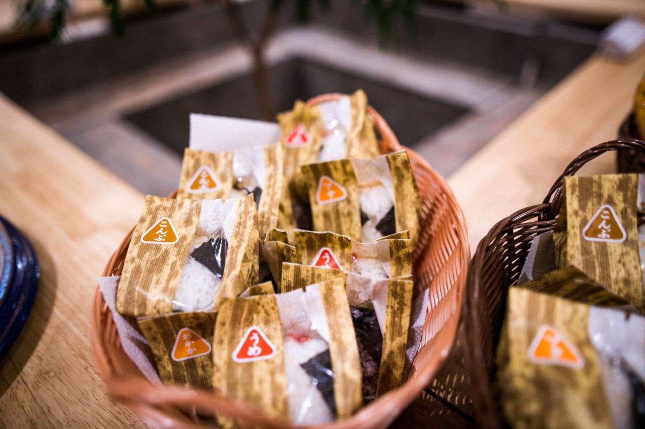 おにぎり専門店のおにぎり